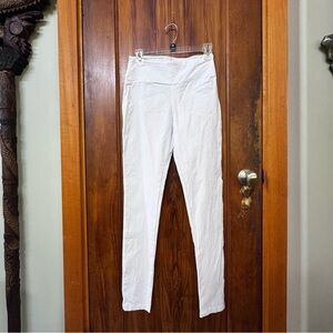 Hybrid & Company White High-Waisted, skinny stretch Jeggings/Pants M